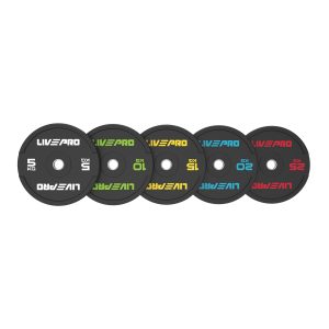 LIVEPRO ELITE BLACK RUBBER BUMPER PLATE LP8331