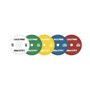 LIVEPRO ELITE COLORED RUBBER BUMPER PLATE LP8332